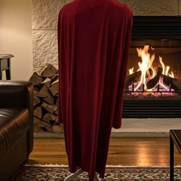 Lane Bryant Red Long Robe - Picture 3 of 8